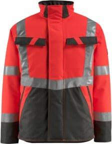 Mascot Pilotenjacke Penrith hi-vis in Rot und Dunkelanthrazit, Größe XL, nach EN ISO 20471 Klasse 2 - Bild 1