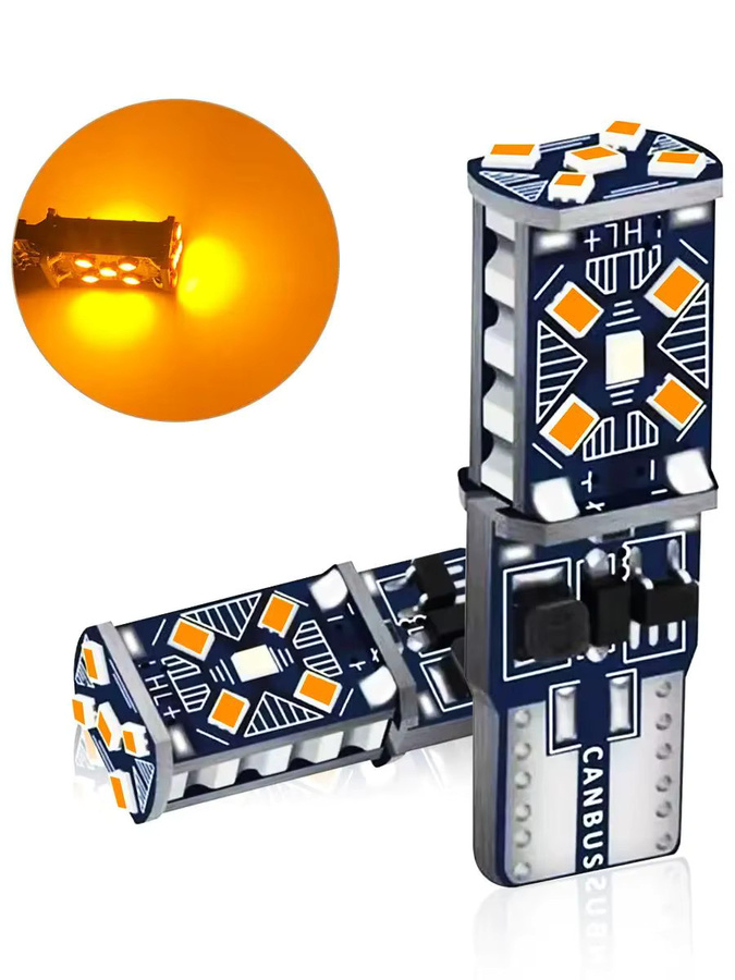 p2max 2er-Set T10 LED 2016 15 SMD W5W 168 Canbus Leuchtmittel für 12V Auto Signal Licht Nebel Bremslicht und Innenraumbeleuchtung - Bild 5