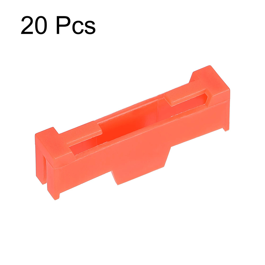 UXCELL Servo Verlängerungskabel Clips in Rot, 20 Stück Draht-Verriegelungsstecker für DIY RC Flugzeug und Boot Modell - Bild 1