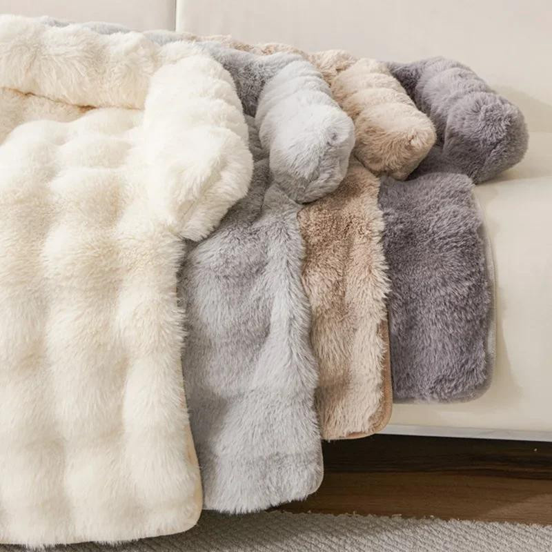 Weiche und winterwarme Hundebettmatte von Household supplies MH mit Kissen und Anti-Rutsch-Unterlage, B/T: 75 x 75 cm - Bild 3