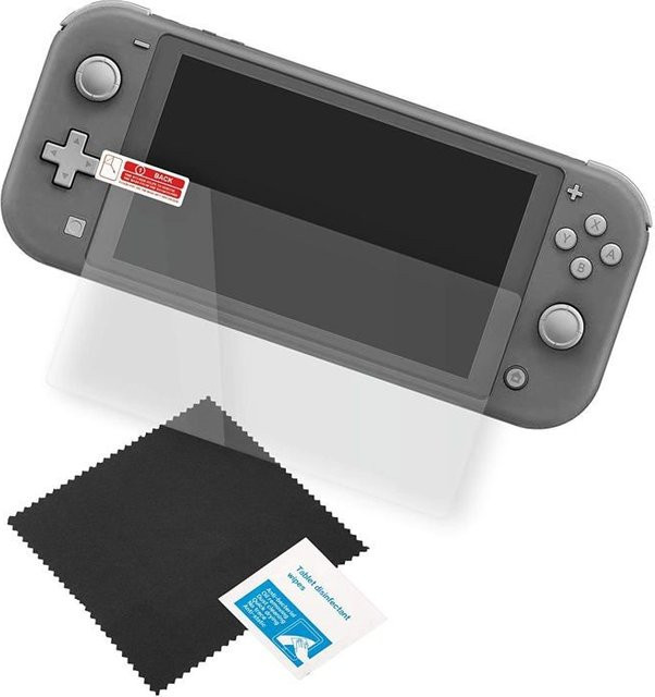 GIOTECK Panzerglas für Nintendo Switch Lite, transparent, fingerabdruckresistent und widerstandsfähig mit 9H Härtegrad - Bild 1