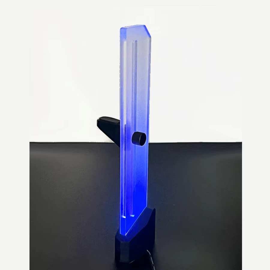 AuyiHomu ARGB LED Grafikkarten-Anti-Sag-Halterung aus Acryl für Gaming-PC, GPU-Stützständer in Schwarz oder Transparent - Bild 2