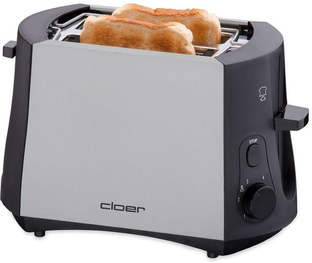 Cloer Toaster aus Edelstahl in Silber mit Auto-Shutoff-Funktion - Bild 1