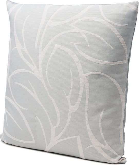 Kissenhülle BATIDA von Gozze in Quadratisch mit floralem Design, Grün und Grau, B/B/H: 50 x 50 x 50 cm - Bild 1