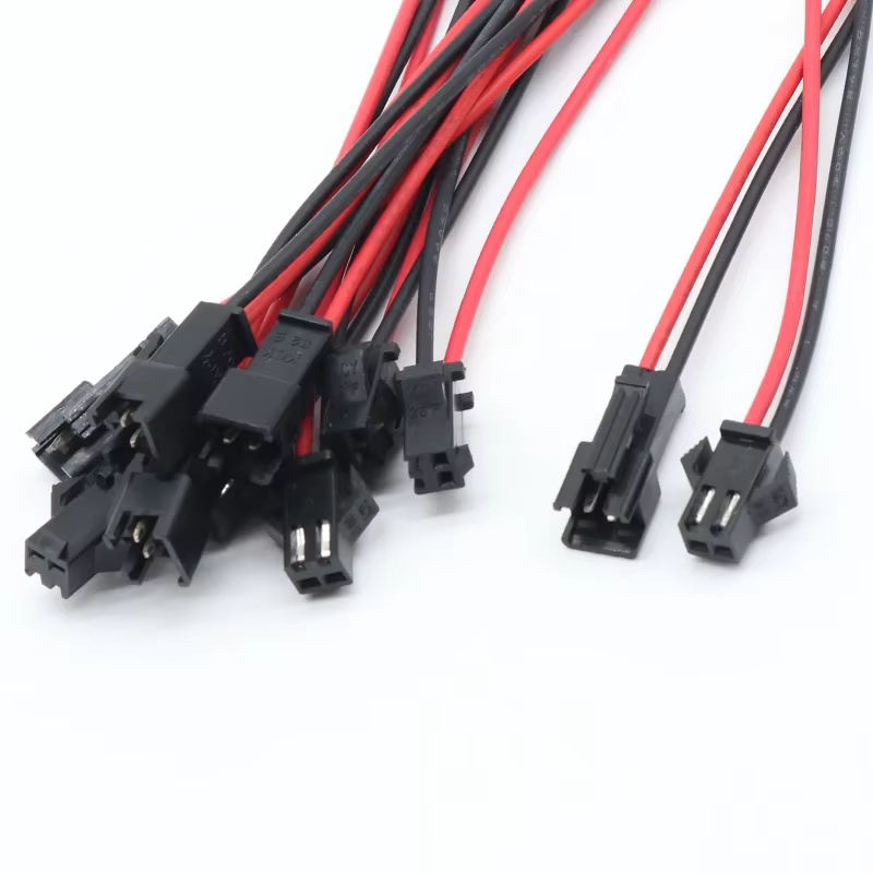 10 Paare JST SM 2 Pins Stecker Set mit männlichen und weiblichen Drahtsteckern, 15 cm Länge für LED Streifen und Lampen - Bild 5