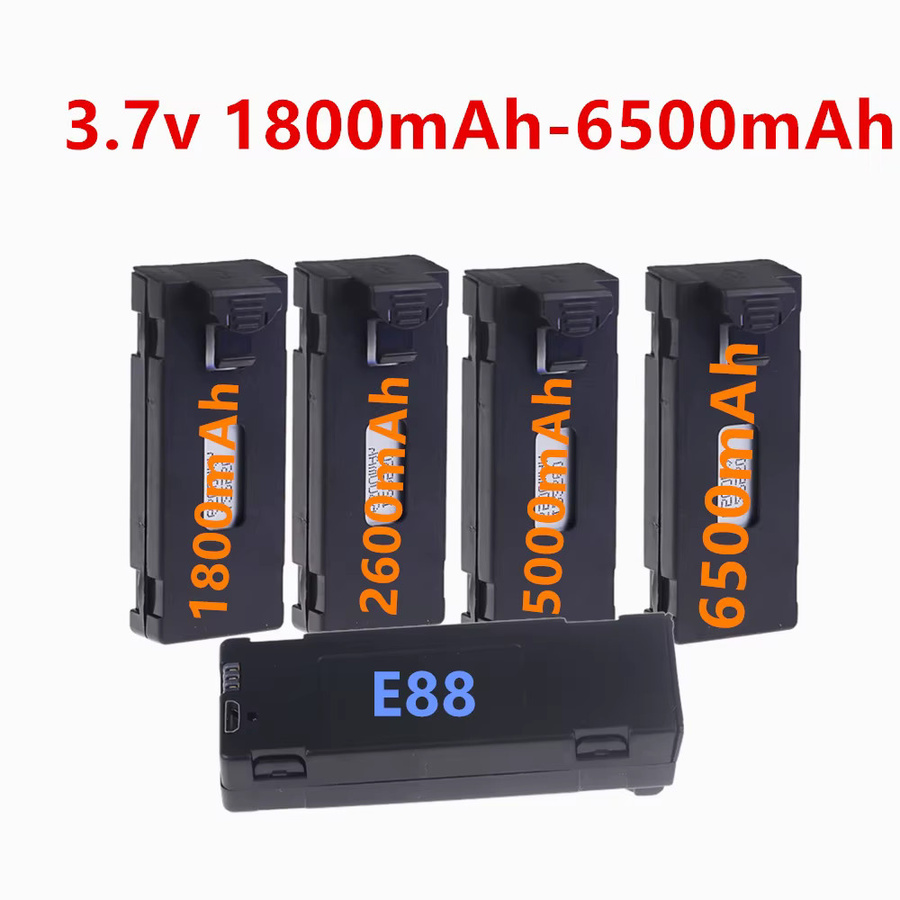 RC.BURST Hochkapazitäts-Modellbatterie für RC Quadcopter Drohnen, 3,7V 1800mAh 5000mAh 6500mAh, Schwarz - Bild 3