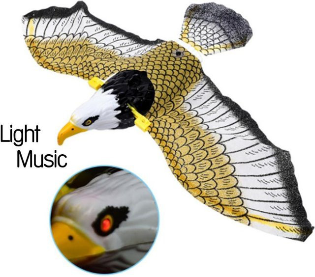 Fishine Hängender Adler mit leuchtender Musik in Schwarz und Multicolour - Bild 1
