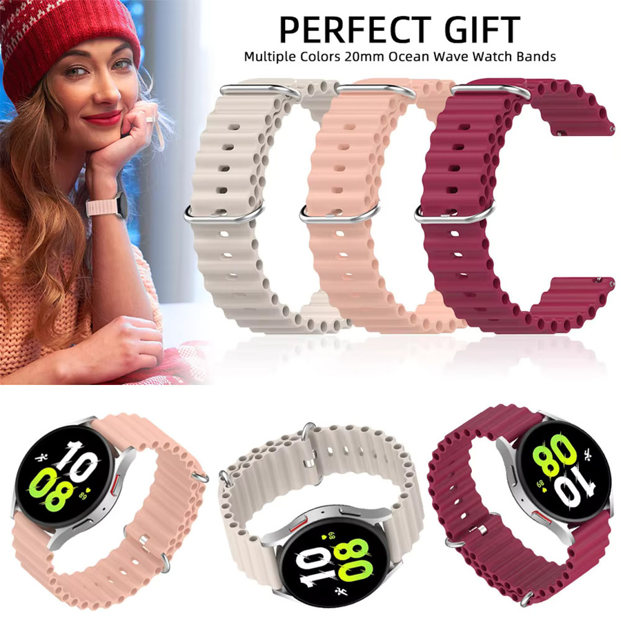 Uhrenarmband Kautschuk, Klassisch, 22 mm, 20 mm - Bild 1