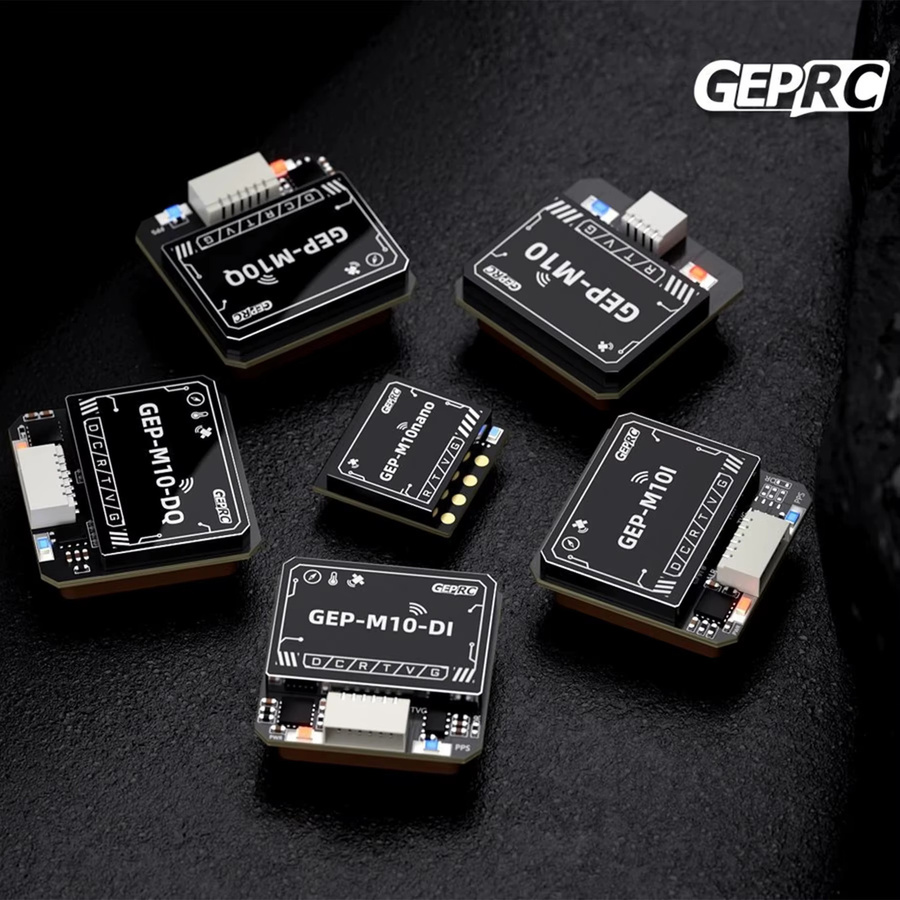 GEPRC GEP-M10 GPS-Modul in Schwarz für FPV-Drohnen mit Unterstützung für GPS, BDS, Galileo, QZSS und SBAS - Bild 2