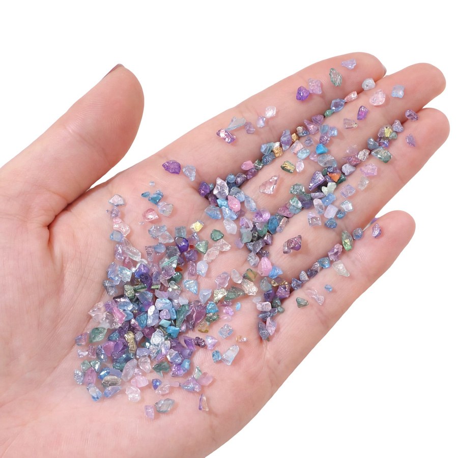 Beadia Glas-Kristallstücke, 1-4mm, Unisex - Bild 2