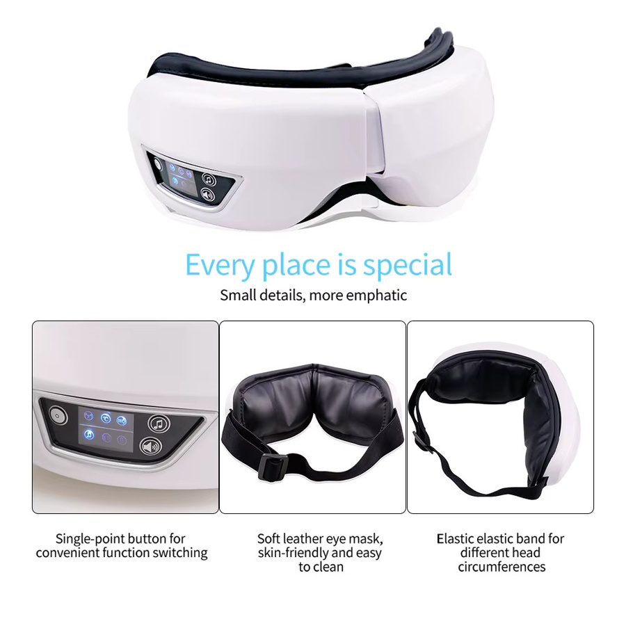 OPSLEA Augenmassagegerät mit Vibration und Luftdruck, Unisex - Bild 2