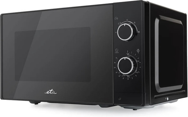 Marvello 421090010 Mikrowelle Solo in Schwarz mit Timer und Innenbeleuchtung