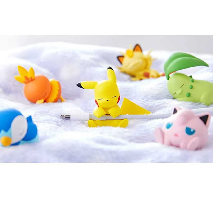 Bandai Pikachu und Eevee USB-Schutzhülle Kabelbiter, Puppen, Zubehör - Bild 3