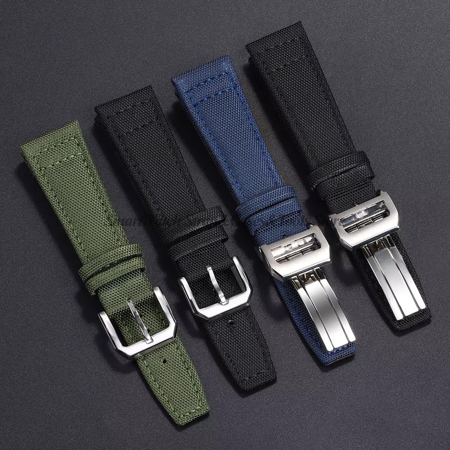 Uhrenarmband Leder, Schwarz, Sport, Unisex - Bild 2