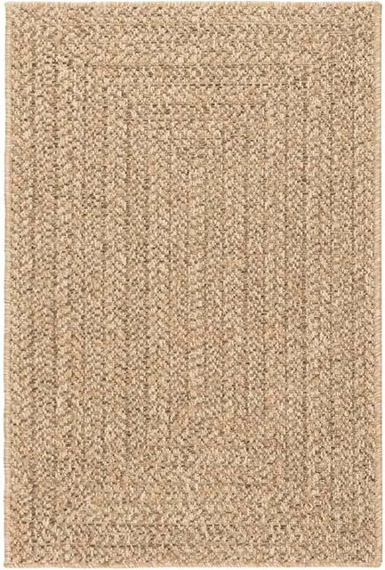 vidaXL Teppich in Juteoptik für Innen und Außen, Farbe: Beige/Braun, B/T: 200 x 290 cm - Bild 1
