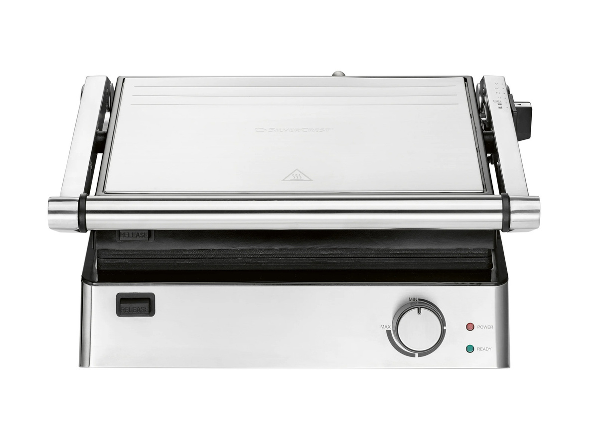 SILVERCREST KITCHEN TOOLS Kontaktgrill SKGE 2000 D3, 180 Grad aufklappbar - Bild 3