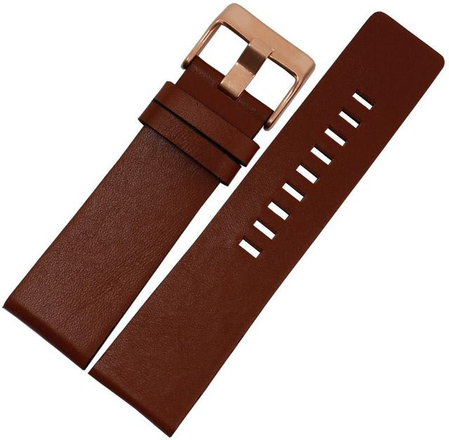Diesel Uhrenarmband Leder, 24 mm, brown, Herren - Bild 1