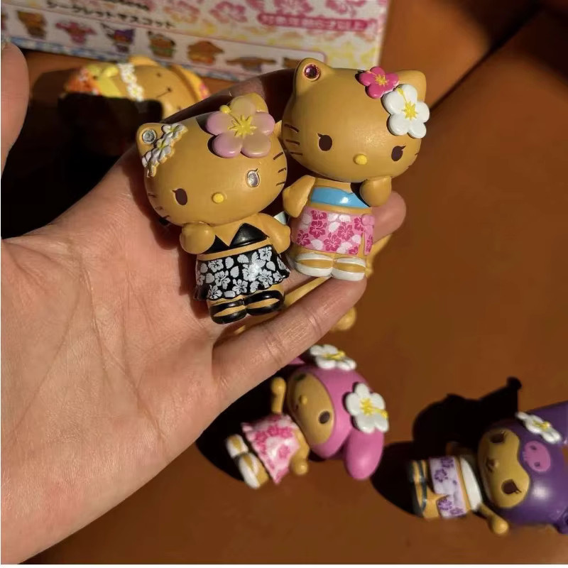 Sanrio Kt Cat Black Leather Series Blind Box, Desktop-Ornament, Schwarz, Bunt / Mehrfarbig - Bild 3