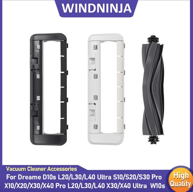 Bürstenabdeckung für Dreame und Xiaomi Mijia Saugroboter in Weiß, kompatibel mit X10, X20, X30, X40, S10, S20 Pro, S30, D10s Pro, L10s Pro, L10s, L20, L30, L40 Ultra und B101CN Roller - Bild 1