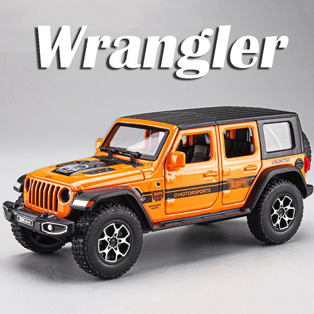 MAKEDA Wrangler Rubicon 1941 Modellauto, 1:32, Geländewagen, Metall, mit Licht und Sound - Bild 1