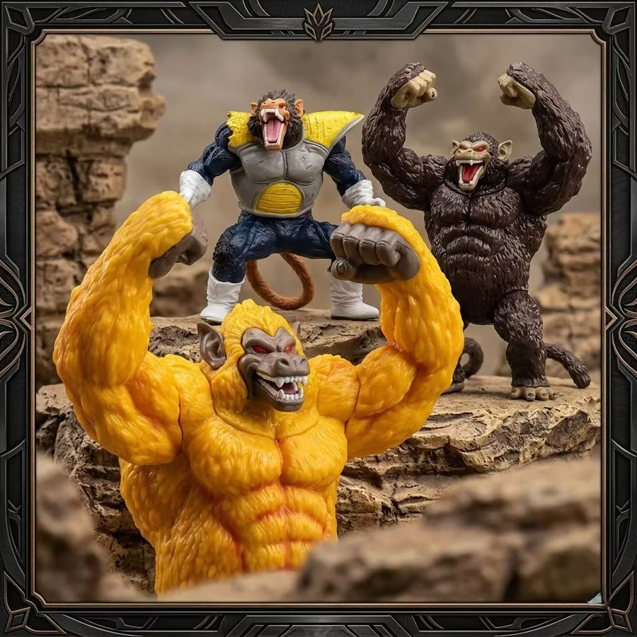 Bandai Dragon Ball Saiyan Vegeta Goku Goldener Großer Affe Gorilla, Actionfigur - Bild 2