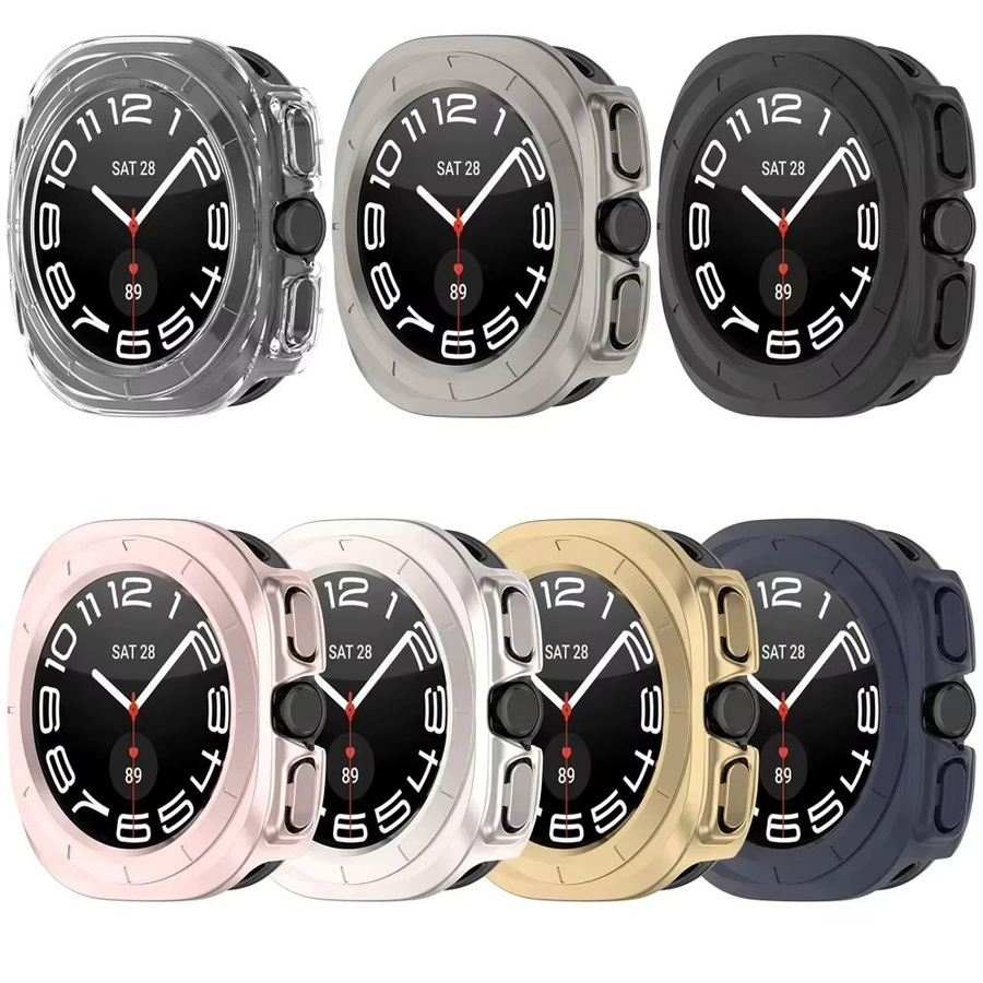 CAOWTAN Uhrengehäuse für Samsung Galaxy Watch Ultra 2025, 47 mm, PC-Abdeckung, Unisex - Bild 2