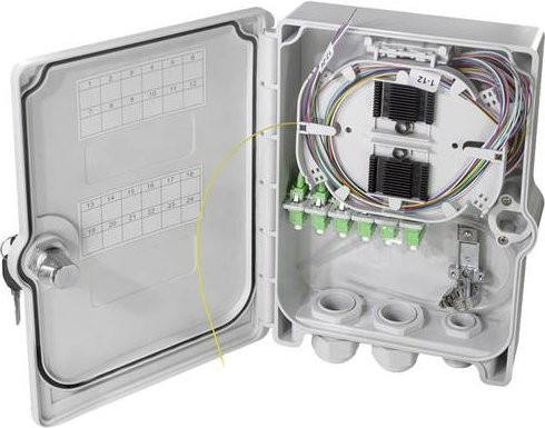 LogiLink FB124LC Glasfaser LWL Anschlusskabel Singlemode OS2 in Grau - Bild 1
