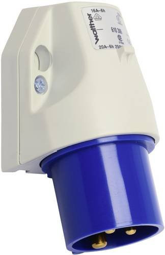 Walther Werke CEE Wandstecker 16A 3polig 230V multicolor - Bild 1
