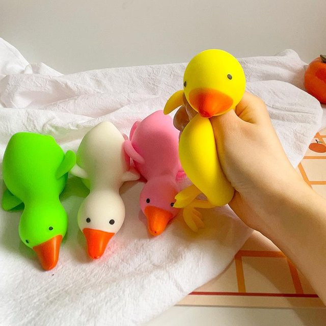 BC Pet Supplies Enten-Squishy-Spielzeug, dehnbares weiches Tier zum Kneten - Bild 1