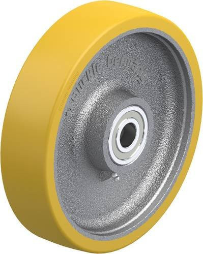 Blickle Kunststoff-Rad GTH 250/30K in Silber und Gelb mit einem Durchmesser von 250 mm und einer Tragfähigkeit von 1500 kg - Bild 1