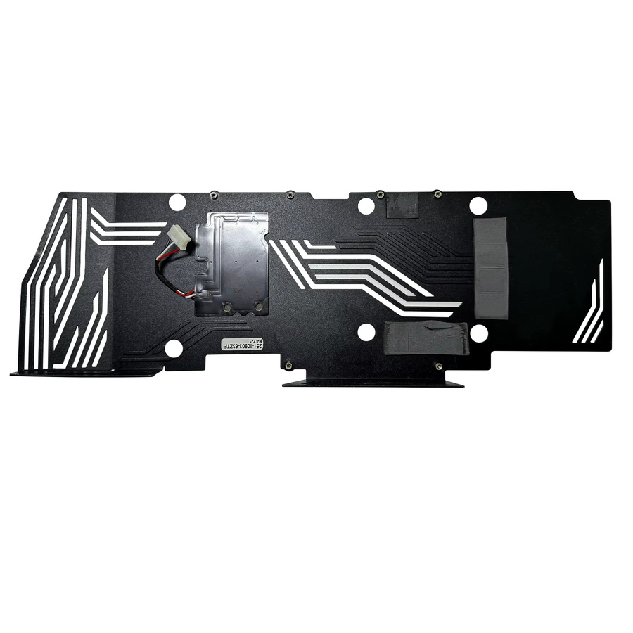 Zotac Ersatz Rückplatte für RTX 3080 und RTX 3090 Trinity OC Grafikkarten in Schwarz - Bild 2