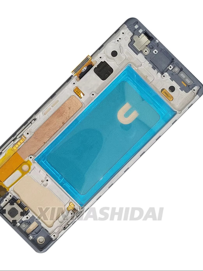 Samsung S10 G973 LCD-Display und Touchscreen-Digitizer-Baugruppe mit Rahmen in Blau - Bild 3