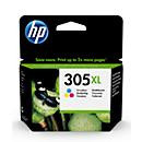Original HP Tintenpatrone 305XL Tri-Colour Cyan, Magenta, Gelb 3YM63AE - Bild 3