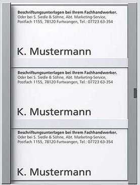 Siedle Montagezubehör für Türsprechanlagen in Silber - Bild 1