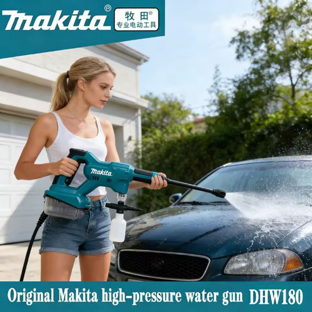 Makita DHW180 Akku-Hochdruckreiniger 18V kabelloses tragbares Reinigungsgerät - Bild 1