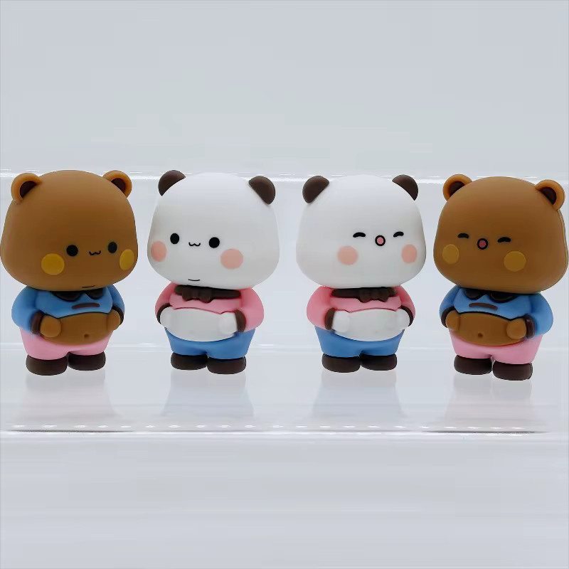 SHINEHENG Bubu Dudu Panda Bär Anime Figuren, Zubehör - Bild 2