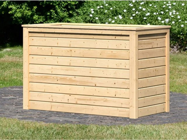 Karibu Hochbeet aus naturbelassener nordischer Fichte, B/T/H: 133 x 82 x 69 cm - Bild 1