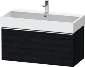 Duravit Waschtischunterschrank D-Neo, wandhängend, schwarz/weiß, B: 98,4 cm, T: 44,2 cm, H: 44,0 cm - Bild 1