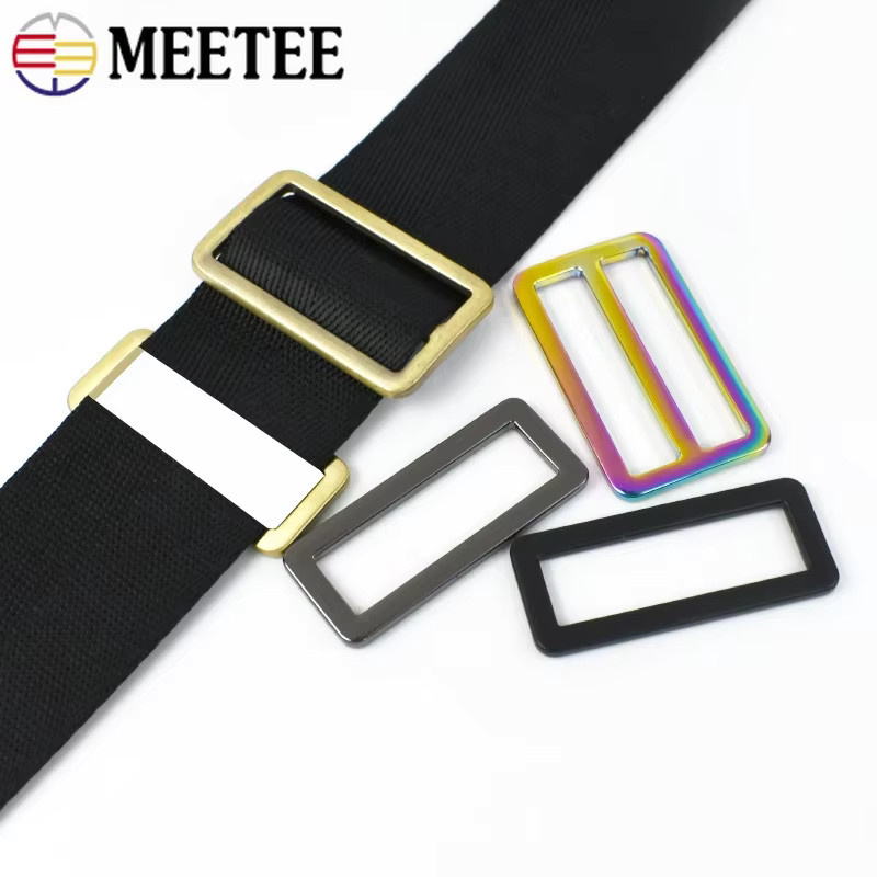 Meetee Metall Taschenschnalle Set für Gurtband und Hundehalsband DIY Zubehör, 10 Stück - Bild 3
