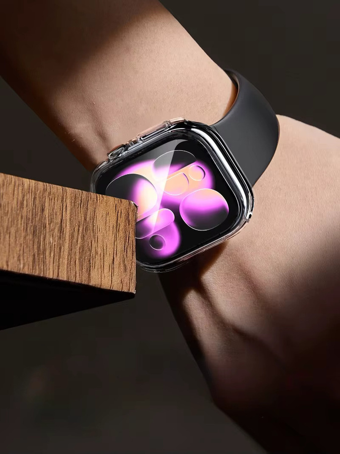 Apple Uhrenzubehör, Silikon, Schwarz, Unisex - Bild 2