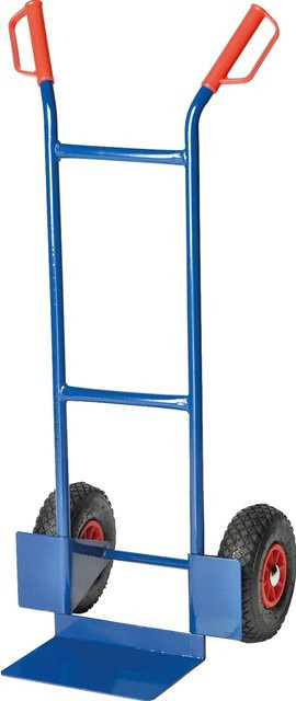Pro-Bau-Tec Sackkarre Junior mit PU-Rädern in Weiß-Blau aus Stahl, B/T/H: 48,0 x 46,0 x 117,5 cm - Bild 1