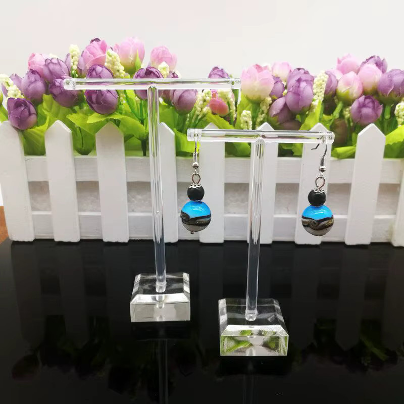 Ohrstecker Display Ständer, 2 Teile, Acryl, Transparent - Bild 2