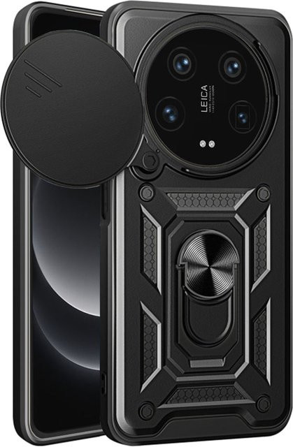 Techsuit CamShield Schutzhülle für Xiaomi 14 Ultra in Schwarz - Bild 1