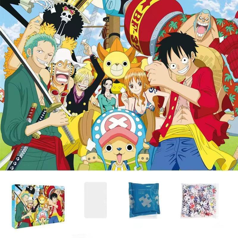 One Piece Piraten, Puzzle, 1.000 Teile - Bild 1