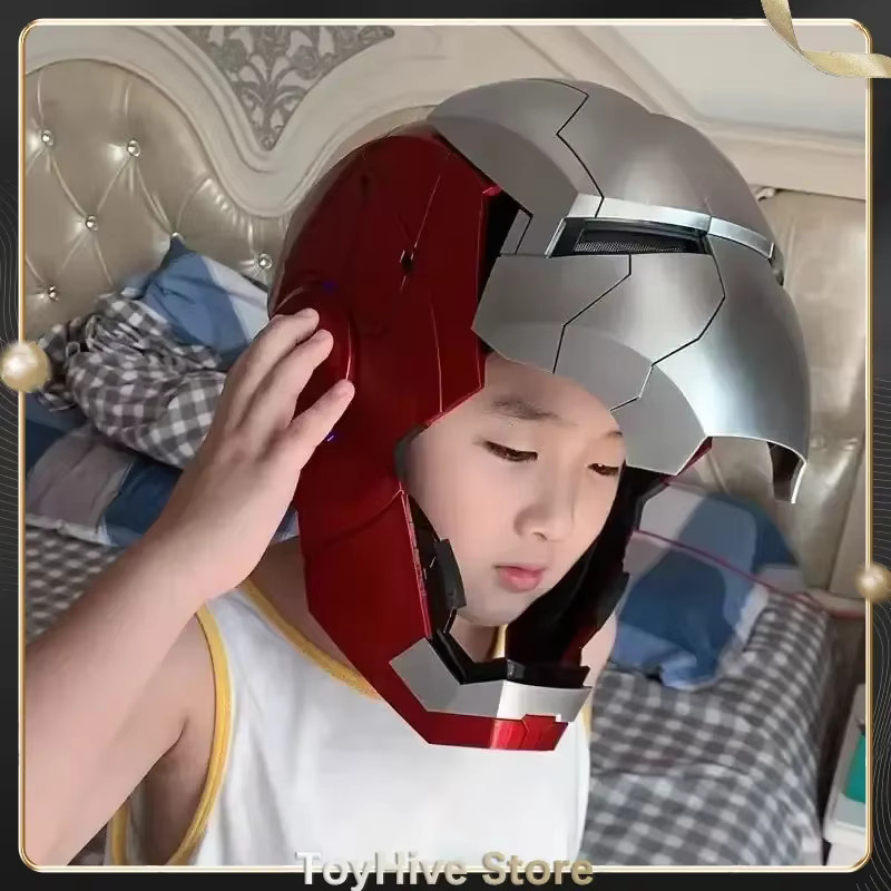 Fondjoy Marvel Iron Man Mk5 Helm, Cosplay, mit LED-Licht - Bild 3