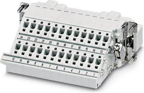 Phoenix Contact Klemmenadapter HC-B 24-A-DT-PEL-M in Weiß, 5 Stück - Bild 1