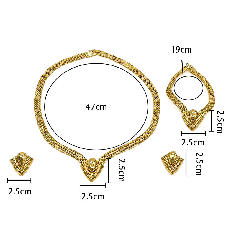HIPUNK Schmuckset, 18 Karat vergoldet, Gold, Damen - Bild 4