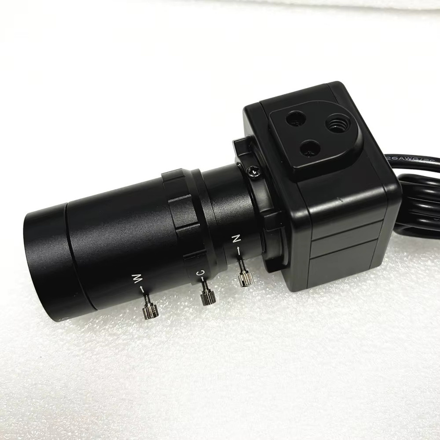 HQCAM Industrielle Full HD Webcam mit 1080P High Speed CMOS Sensor und Handfokusobjektiv in Schwarz für Android-Tablets via USB - Bild 2