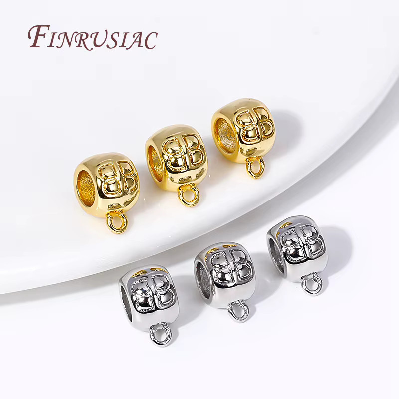 FINRUSIAC Anhängerhalter, 18K vergoldet, Unisex - Bild 1