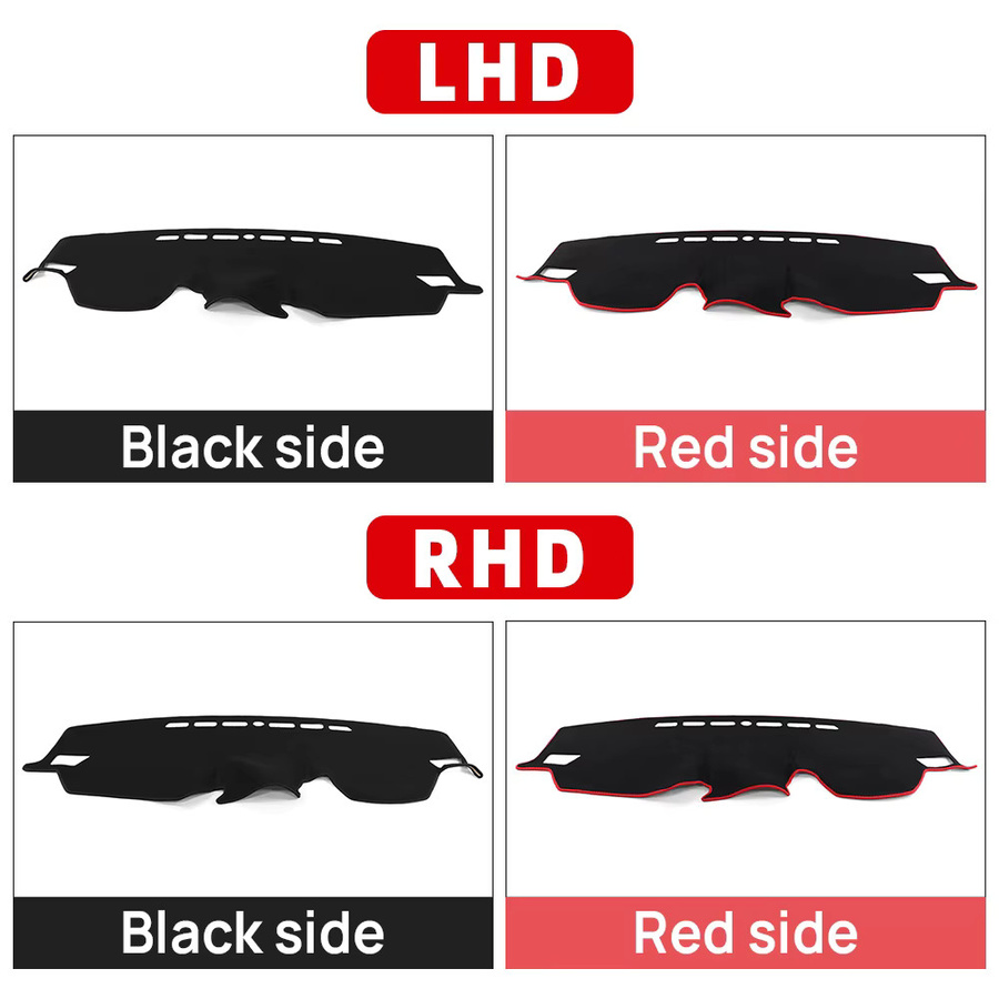 YaLumei Auto Dashboard Abdeckung Matte in Schwarz für Toyota Raize und Daihatsu Rocky A200 UV-Schutz Zubehör - Bild 3